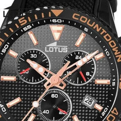 Lotus Herrenuhr Silikon schwarz Lotus Classic Armbanduhr UL18672/C