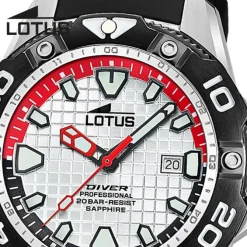Lotus Herrenuhr Silikon schwarz Lotus Classic Armbanduhr UL18927/1