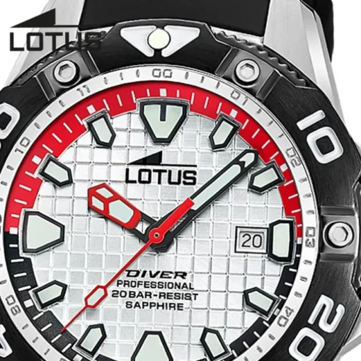 Lotus Herrenuhr Silikon schwarz Lotus Classic Armbanduhr UL18927/1