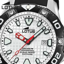 Lotus Herrenuhr Silikon schwarz Lotus Classic Armbanduhr UL18927/A