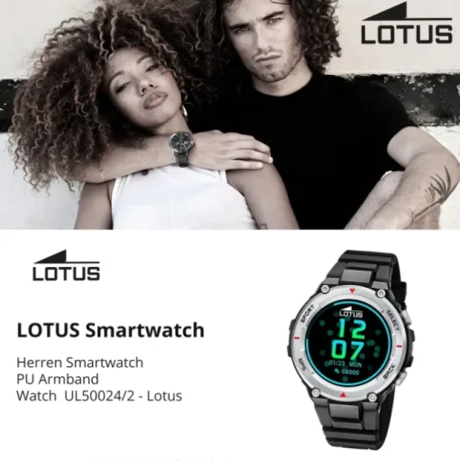 Lotus Herrenuhr Silikon schwarz Lotus Multifunktion Armbanduhr UL50024/2