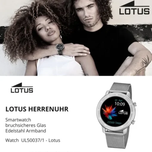 Lotus Herrenuhr Smartwatch Smartwatch Edelstahl silber UL50037/1