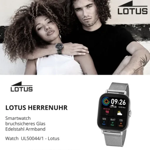 Lotus Herrenuhr Smartwatch Smartwatch Edelstahl silber UL50044/1