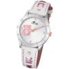 LOTUS Jugend Armbanduhr Junior 18657/B Quarz Leder weiß UL18657/B