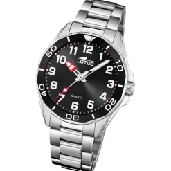 Lotus Jugend Kinderuhr Edelstahl schwarz Lotus Classic Armbanduhr UL18860/2