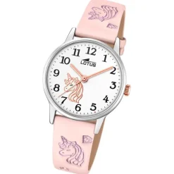 Lotus Jugend Kinderuhr Leder rosa Lotus Classic Armbanduhr UL18865/2