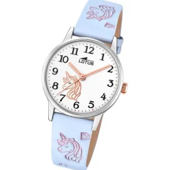 Lotus Jugend Kinderuhr Leder blau Lotus Classic Armbanduhr UL18865/3