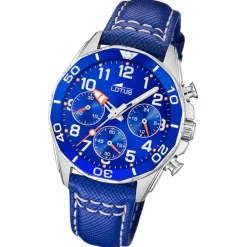 Lotus Jugend Kinderuhr Leder blau Lotus Classic Armbanduhr UL18859/1