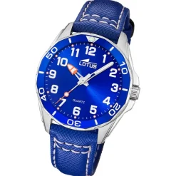 Lotus Jugend Kinderuhr Leder blau Lotus Classic Armbanduhr UL18861/1