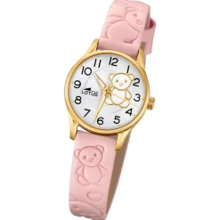 Lotus Jugend Kinderuhr Leder rosa Lotus Junior Armbanduhr UL18574/G