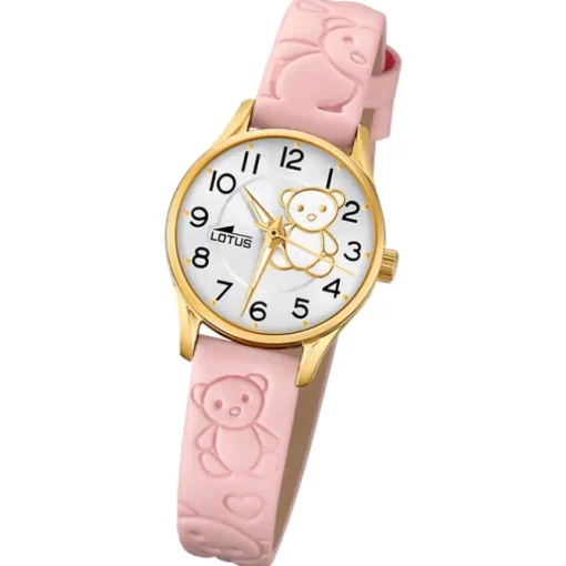 Lotus Jugend Kinderuhr Leder rosa Lotus Junior Armbanduhr UL18574/G