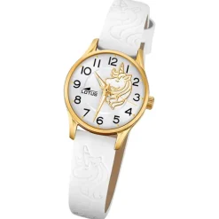 Lotus Jugend Kinderuhr Leder weiß Lotus Junior Armbanduhr UL18574/F