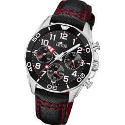 Lotus Jugend Kinderuhr Leder schwarz Lotus Classic Armbanduhr UL18859/2