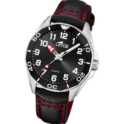 Lotus Jugend Kinderuhr Leder schwarz Lotus Classic Armbanduhr UL18861/2