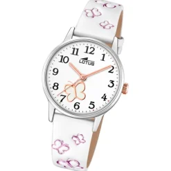 Lotus Jugend Kinderuhr Leder weiß Lotus Classic Armbanduhr UL18864/1