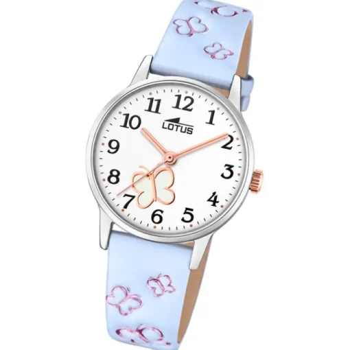 Lotus Jugend Kinderuhr Leder hellblau Lotus Classic Armbanduhr UL18864/3