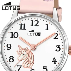 Lotus Jugend Kinderuhr Leder rosa Lotus Classic Armbanduhr UL18865/2