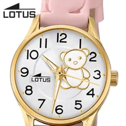 Lotus Jugend Kinderuhr Leder rosa Lotus Junior Armbanduhr UL18574/G