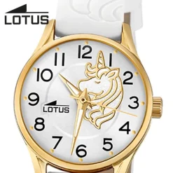 Lotus Jugend Kinderuhr Leder weiß Lotus Junior Armbanduhr UL18574/F