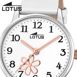 Lotus Jugend Kinderuhr Leder weiß Lotus Classic Armbanduhr UL18863/1