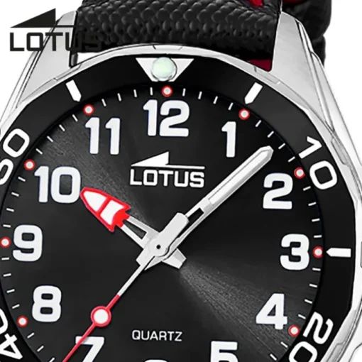 Lotus Jugend Kinderuhr Leder schwarz Lotus Classic Armbanduhr UL18861/2