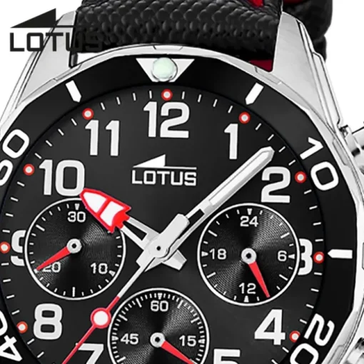 Lotus Jugend Kinderuhr Leder schwarz Lotus Classic Armbanduhr UL18859/2