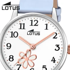 Lotus Jugend Kinderuhr Leder hellblau Lotus Classic Armbanduhr UL18863/3