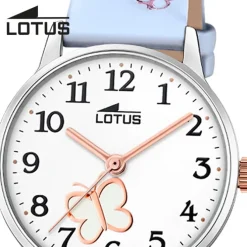 Lotus Jugend Kinderuhr Leder hellblau Lotus Classic Armbanduhr UL18864/3