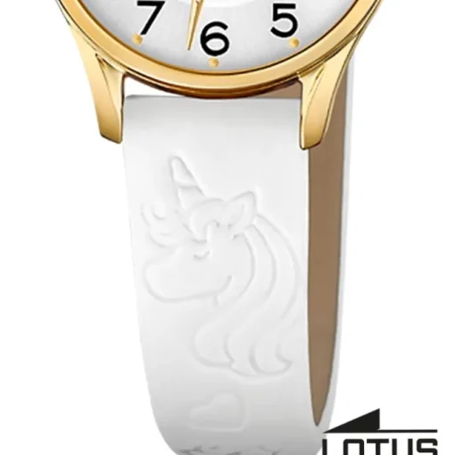 Lotus Jugend Kinderuhr Leder weiß Lotus Junior Armbanduhr UL18574/F