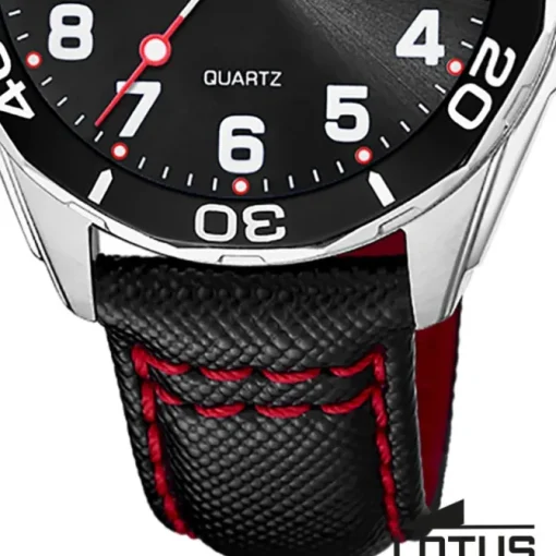 Lotus Jugend Kinderuhr Leder schwarz Lotus Classic Armbanduhr UL18861/2