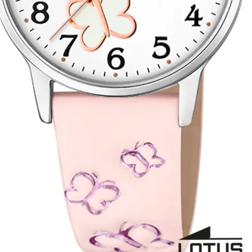 Lotus Jugend Kinderuhr Leder rosa Lotus Classic Armbanduhr UL18864/2