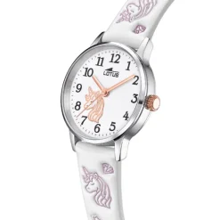 Lotus Jugend Kinderuhr Leder weiß Lotus Classic Armbanduhr UL18865/1