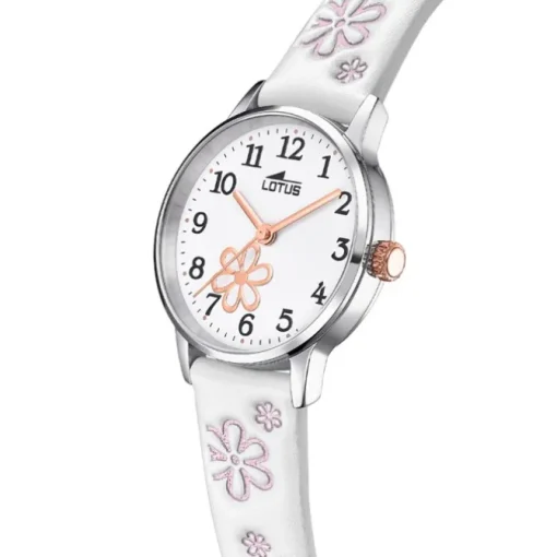 Lotus Jugend Kinderuhr Leder weiß Lotus Classic Armbanduhr UL18863/1