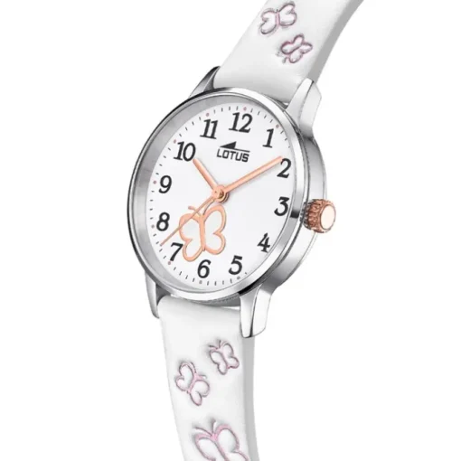 Lotus Jugend Kinderuhr Leder weiß Lotus Classic Armbanduhr UL18864/1