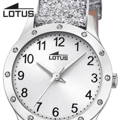 Lotus Kinderuhr Junior Armbanduhr Leder silber UL18624/1