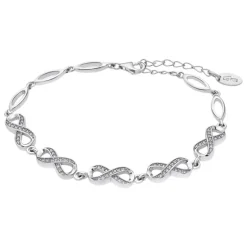 LOTUS Silver - Damen Armband Unendlich weiß aus 925 Silber JLP1871-2-1