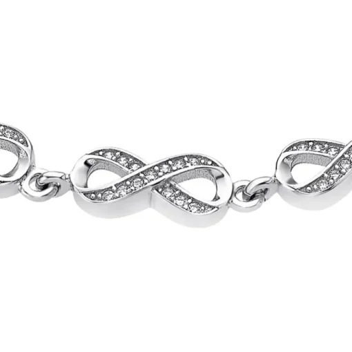 LOTUS Silver - Damen Armband Unendlich weiß aus 925 Silber JLP1871-2-1