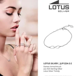 LOTUS Silver - Damen Armband Unendlich aus 925 Silber JLP1224-2-2
