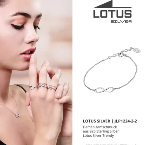 LOTUS Silver - Damen Armband Unendlich aus 925 Silber JLP1224-2-2