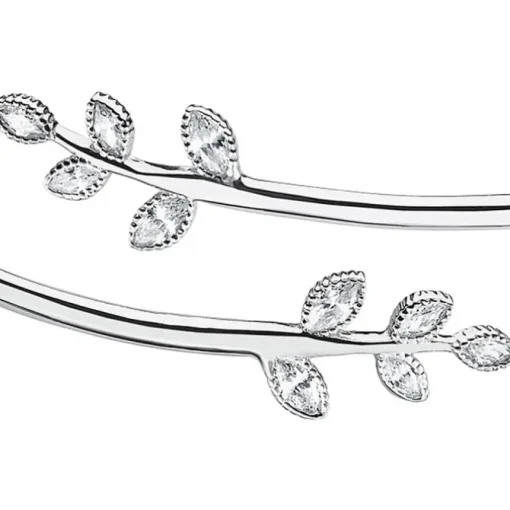LOTUS Silver - Damen Armreif Zweige weiß aus 925 Silber JLP1783-2-1