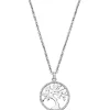 LOTUS Silver - Damen Halskette Lebensbaum weiß aus 925 Silber JLP1778-1-1