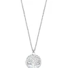 LOTUS Silver - Damen Halskette Lebensbaum perlmutt aus 925 Silber JLP1678-1-1