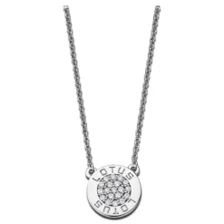 LOTUS Silver - Damen Halskette Rund weiß aus 925 Silber JLP1252-1-1