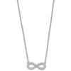 LOTUS Silver - Damen Halskette Unendlich weiß aus 925 Silber JLP1253-1-1