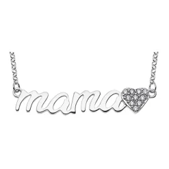 LOTUS Silver - Damen Halskette mama weiß aus 925 Silber JLP1808-1-1