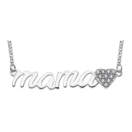 LOTUS Silver - Damen Halskette mama weiß aus 925 Silber JLP1808-1-1