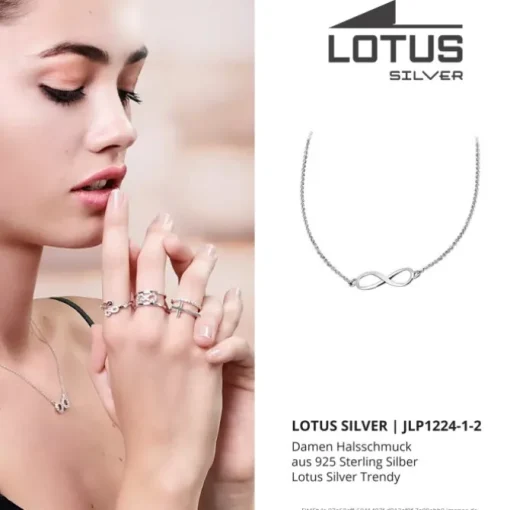 LOTUS Silver - Damen Halskette Unendlich aus 925 Silber JLP1224-1-2