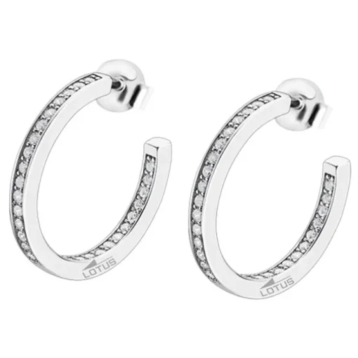LOTUS Silver - Damen Ohrring Zirkonia weiß Ohrstecker aus 925 Silber JLP1937-4-1