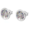 LOTUS Silver - Damen Ohrring Lebensbaum farbig Stecker 925 Silber JLP1889-4-1