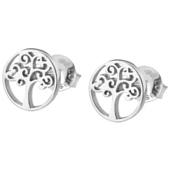 LOTUS Silver - Damen Ohrring Lebensbaum Ohrstecker aus 925 Silber JLP1531-4-1